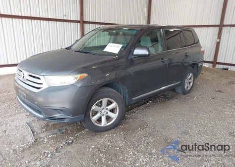 2012 Toyota Highlander Base V6 from USA, damaged, VIN 5TDBK3EH1CS113931